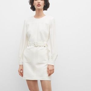 white christmas dresses Women's Black Belted Pocket Dress main image 0